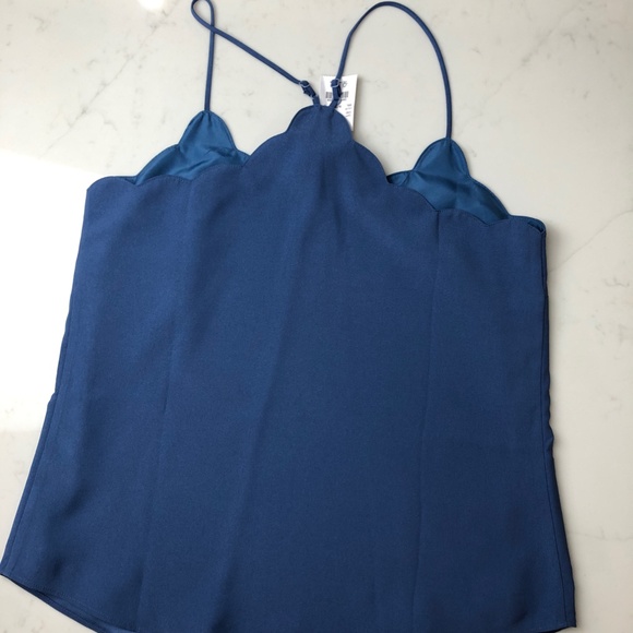 J. Crew Scalloped Cami Tank NWT - Picture 3 of 3